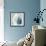 Trio of Blue I-Emma Peal-Framed Art Print displayed on a wall