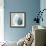 Trio of Blue I-Emma Peal-Framed Art Print displayed on a wall