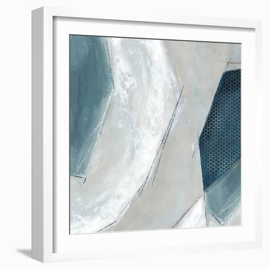 Trio of Blue II-Emma Peal-Framed Art Print