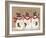 Trio of Snowmen-Beverly Johnston-Framed Giclee Print