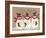 Trio of Snowmen-Beverly Johnston-Framed Giclee Print