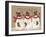 Trio of Snowmen-Beverly Johnston-Framed Giclee Print