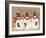 Trio of Snowmen-Beverly Johnston-Framed Giclee Print