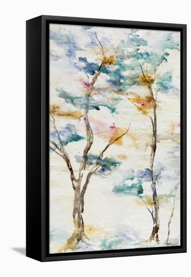 Trio Trees in Full Hue III-Rikki Drotar-Framed Premier Image Canvas