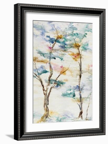 Trio Trees in Full Hue III-Rikki Drotar-Framed Giclee Print