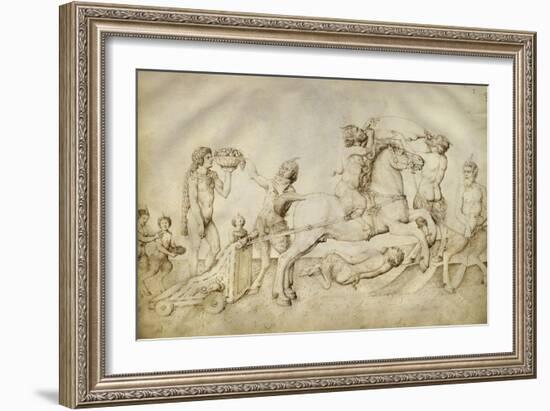 Triomphe de Bacchus-Jacopo Bellini-Framed Giclee Print