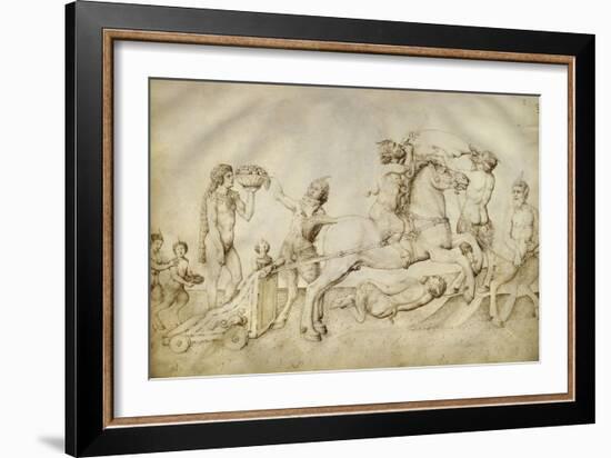 Triomphe de Bacchus-Jacopo Bellini-Framed Giclee Print