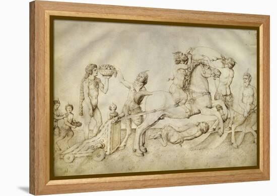 Triomphe de Bacchus-Jacopo Bellini-Framed Premier Image Canvas