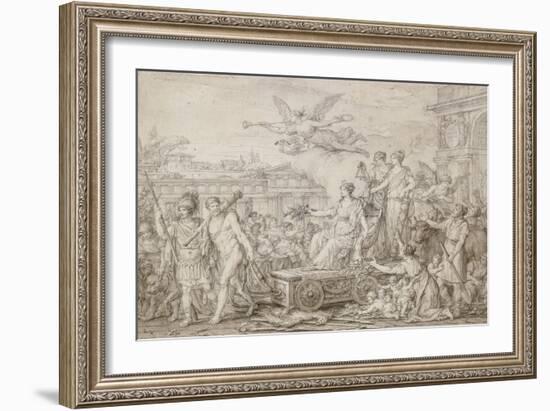 Triomphe de la Constitution de 1793-Joseph Marie Vien-Framed Giclee Print