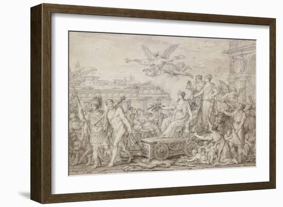 Triomphe de la Constitution de 1793-Joseph Marie Vien-Framed Giclee Print