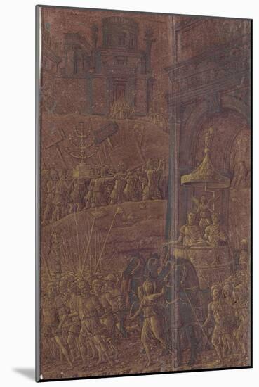 Triomphe de Titus-Andrea Mantegna-Mounted Giclee Print