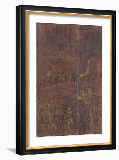 Triomphe de Titus-Andrea Mantegna-Framed Giclee Print