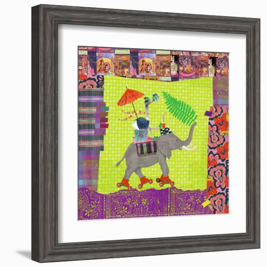 Trip in India-Mademoiselle Tralala-Framed Art Print