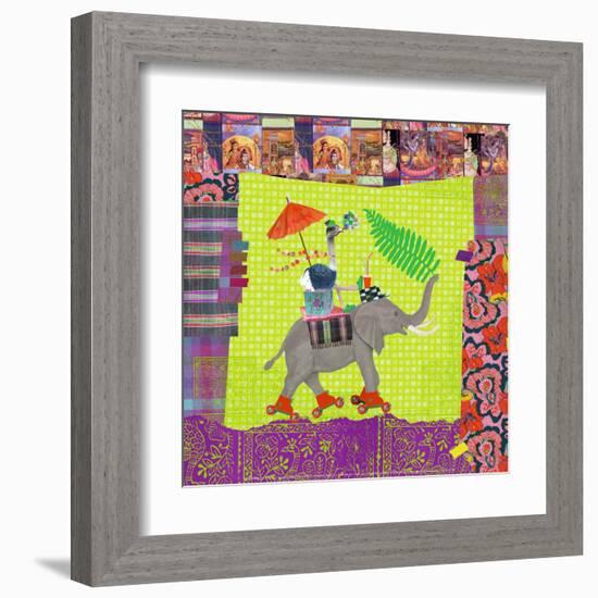 Trip in India-Mademoiselle Tralala-Framed Art Print