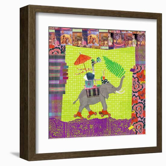 Trip in India-Mademoiselle Tralala-Framed Art Print