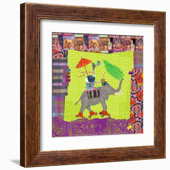 Trip in India-Mademoiselle Tralala-Framed Art Print