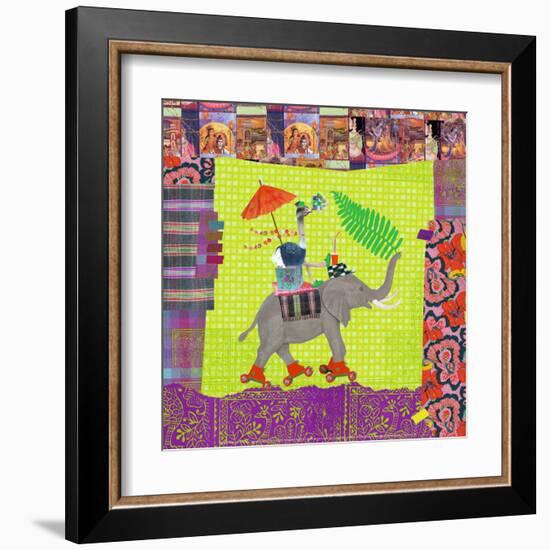 Trip in India-Mademoiselle Tralala-Framed Art Print