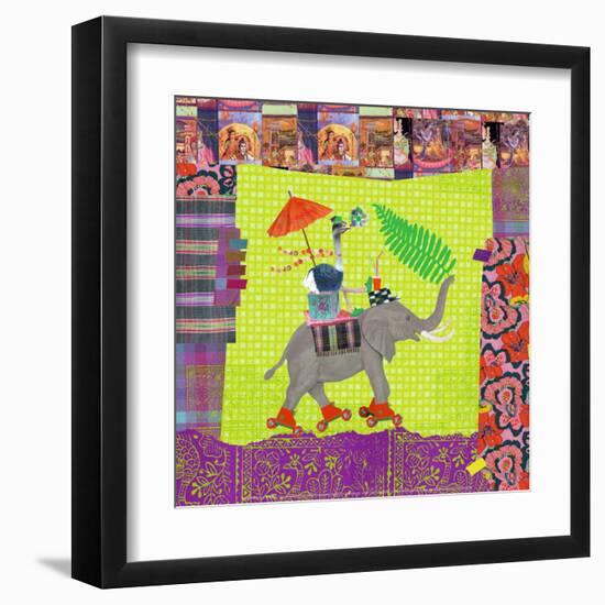 Trip in India-Mademoiselle Tralala-Framed Art Print