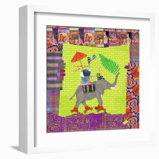 Trip in India-Mademoiselle Tralala-Framed Art Print