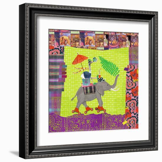 Trip in India-Mademoiselle Tralala-Framed Art Print