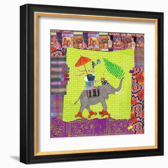 Trip in India-Mademoiselle Tralala-Framed Art Print