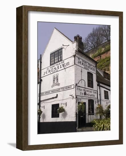 Trip to Jerusalem Inn, Claimed to Be the Oldest Inn in England, Nottingham-Rolf Richardson-Framed Photographic Print