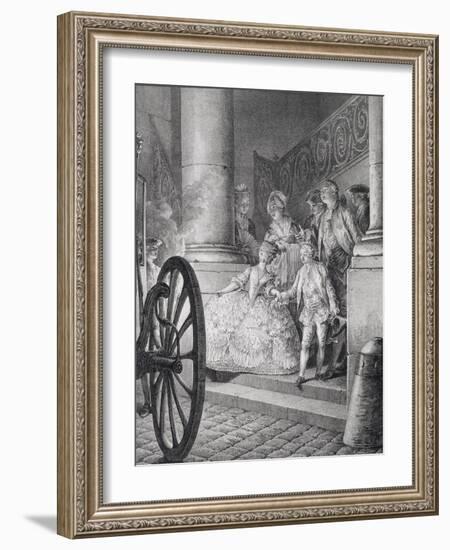 Trip to the Opera-Jean Michel the Younger Moreau-Framed Giclee Print