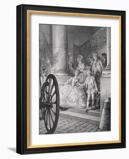 Trip to the Opera-Jean Michel the Younger Moreau-Framed Giclee Print