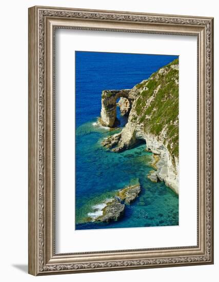 Tripitos Arch, Paxos, Paxi, Ionian Islands, Greek Islands, Greece, Europe-Tuul-Framed Photographic Print