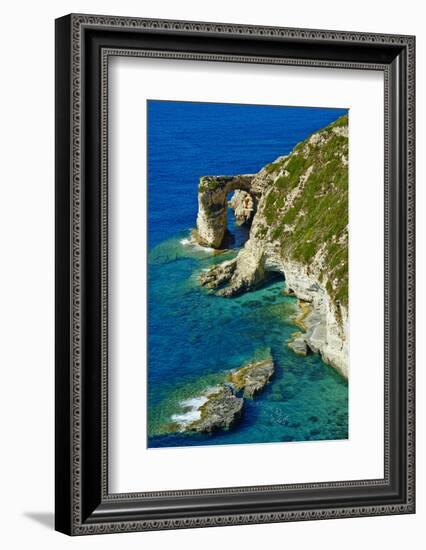 Tripitos Arch, Paxos, Paxi, Ionian Islands, Greek Islands, Greece, Europe-Tuul-Framed Photographic Print