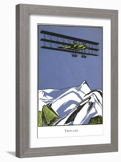 Triplane-null-Framed Art Print