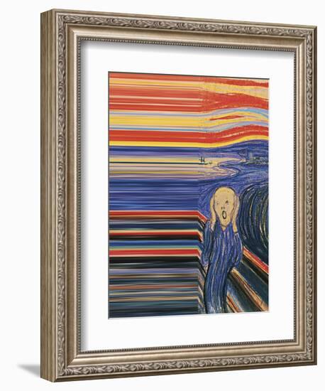 Triple Echo-Eccentric Accents-Framed Premium Giclee Print