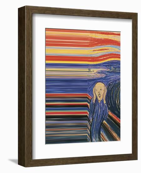 Triple Echo-Eccentric Accents-Framed Premium Giclee Print