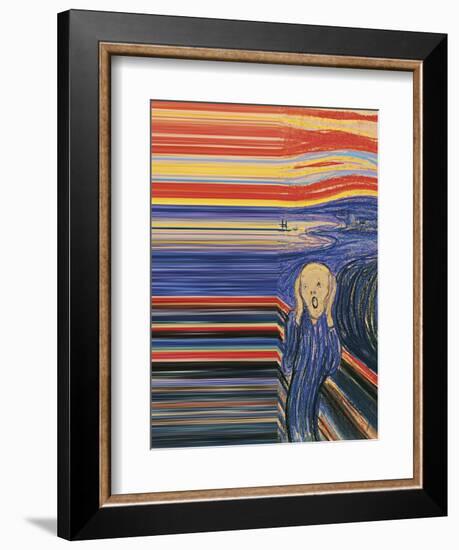 Triple Echo-Eccentric Accents-Framed Premium Giclee Print