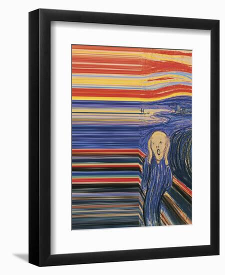 Triple Echo-Eccentric Accents-Framed Premium Giclee Print