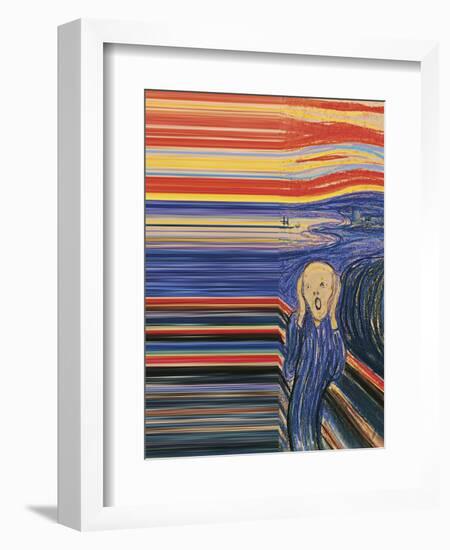 Triple Echo-Eccentric Accents-Framed Premium Giclee Print