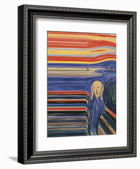 Triple Echo-Eccentric Accents-Framed Premium Giclee Print