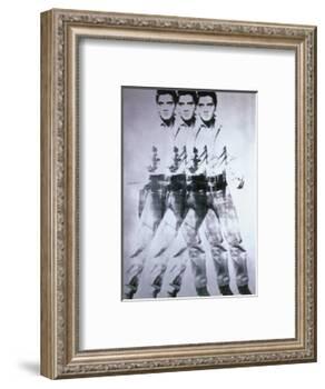 Triple Elvis, 1963-Andy Warhol-Framed Art Print
