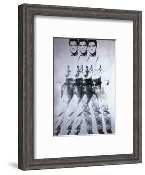Triple Elvis, 1963-Andy Warhol-Framed Art Print