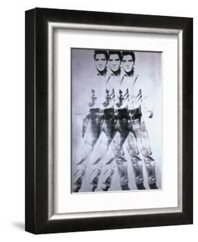 Triple Elvis, 1963-Andy Warhol-Framed Art Print