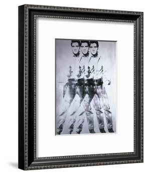 Triple Elvis, 1963-Andy Warhol-Framed Art Print