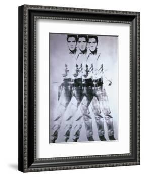 Triple Elvis, 1963-Andy Warhol-Framed Art Print