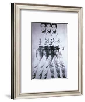 Triple Elvis, 1963-Andy Warhol-Framed Art Print