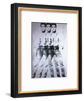 Triple Elvis, 1963-Andy Warhol-Framed Art Print