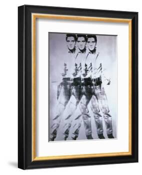 Triple Elvis, 1963-Andy Warhol-Framed Art Print