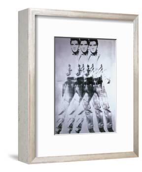 Triple Elvis, 1963-Andy Warhol-Framed Art Print
