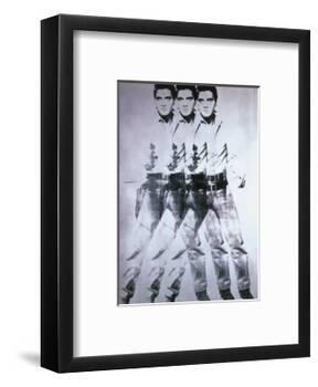Triple Elvis, 1963-Andy Warhol-Framed Art Print