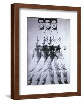 Triple Elvis, 1963-Andy Warhol-Framed Art Print