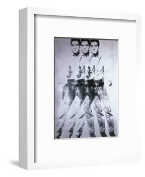 Triple Elvis, 1963-Andy Warhol-Framed Art Print