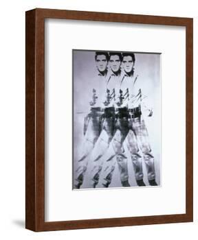 Triple Elvis, 1963-Andy Warhol-Framed Art Print